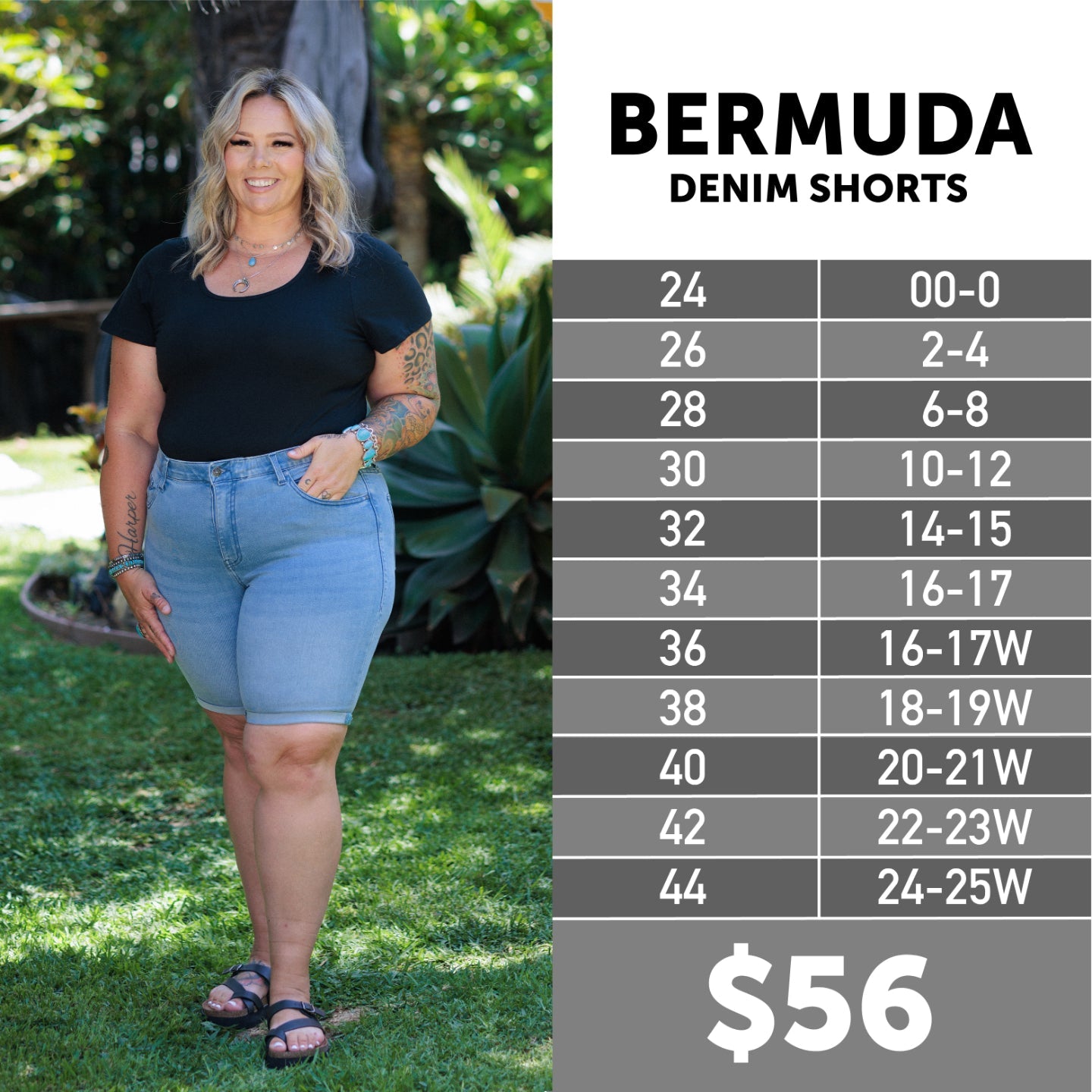 Bermuda Denim Shorts