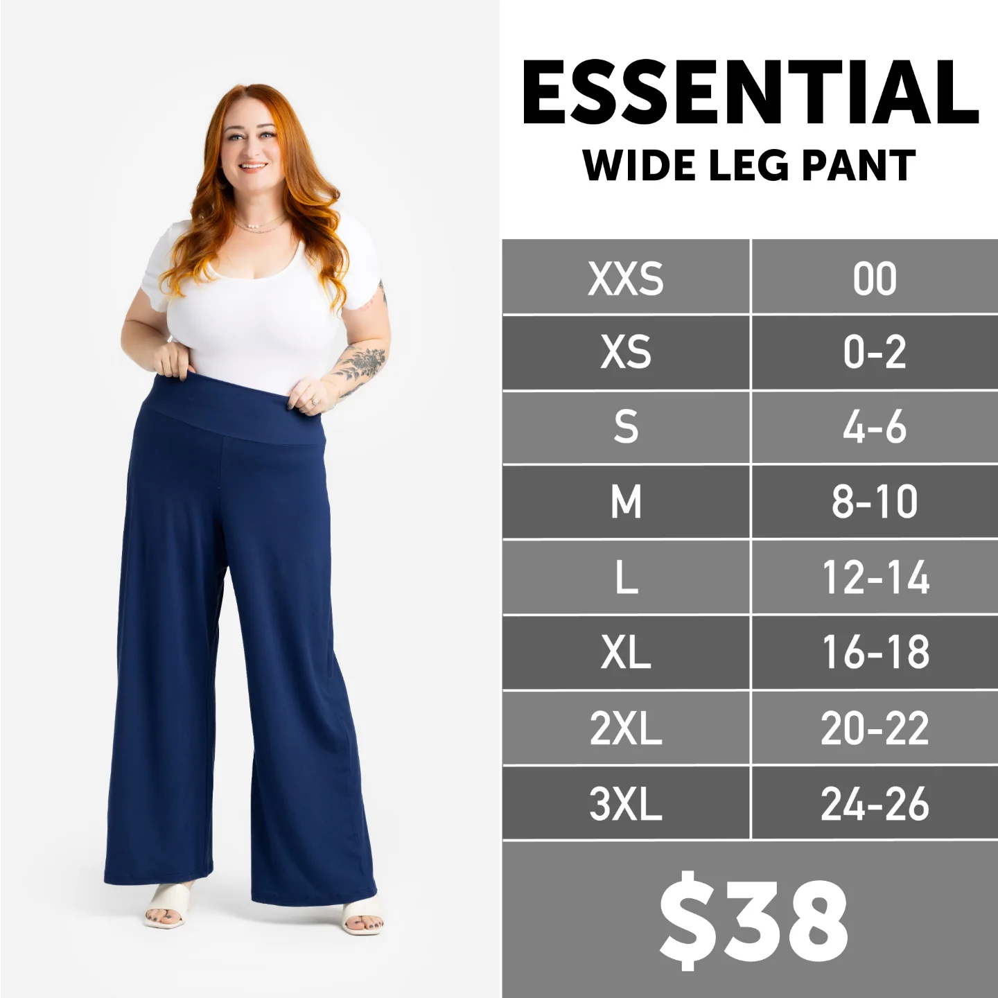 Essential Wide Leg Pants